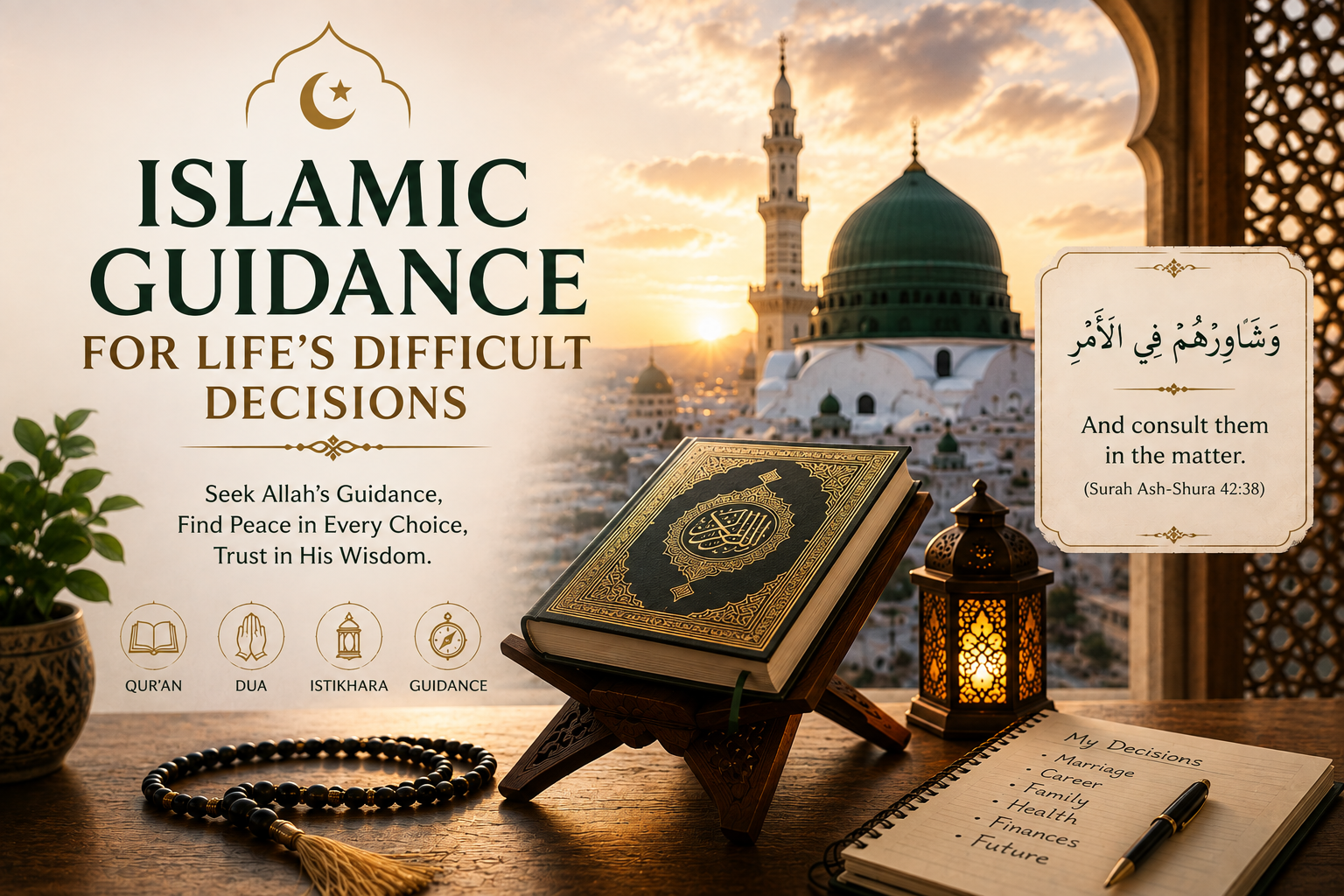 Islamic Guidance for Life’s Difficult Decisions